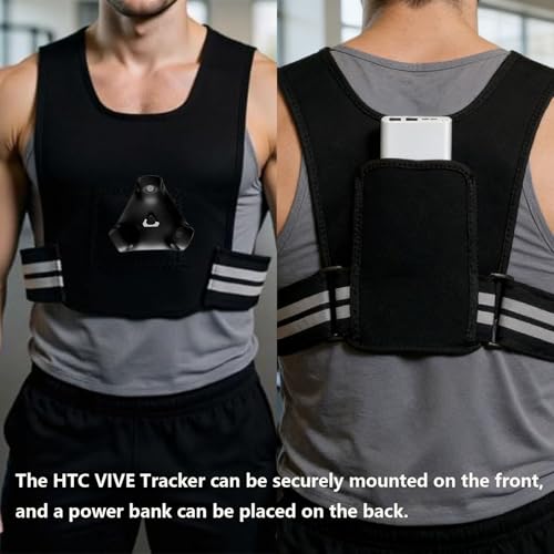 Adjustable Chest Strap for HTC Vive & Tundra Trackers - Secure VR Body Harness