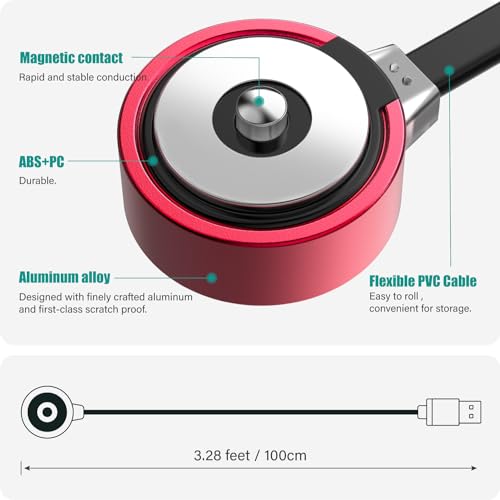 TUSITA Magnetic Charger Cable MagDock Compatible with NEBO Torchy