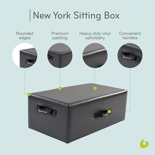 Pilates Sitting Box for Home Workouts & Studio Use - 15" x 27"
