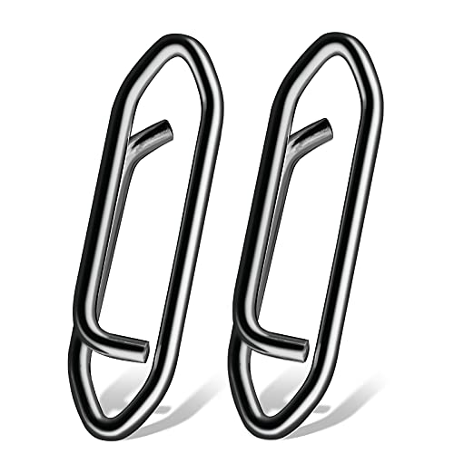 High Strength Fishing Snap Clip - Stainless Steel 44lb, 50 pcs