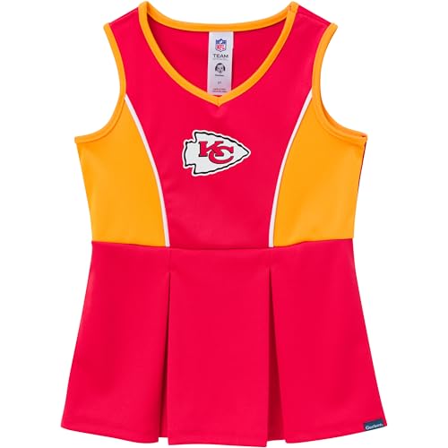 NFL Baby Girls Cheerleader Dress and Diaper Cover Set