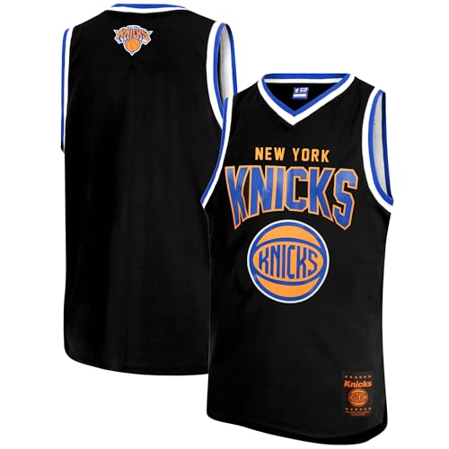 New York Knicks Men's NBA Sleeveless Tank Top XL Black - Ultra Game