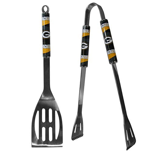 Green Bay Packers BBQ Grill Set with Bottle Opener - 2 Pieces