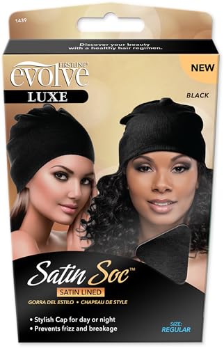 Satin Soc - Black, One Size
