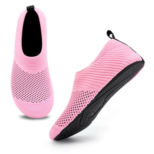 Quick-Dry Water Shoes for Men & Women - 8.5-9.5 Women/7.5-8 Men - Ablbpink