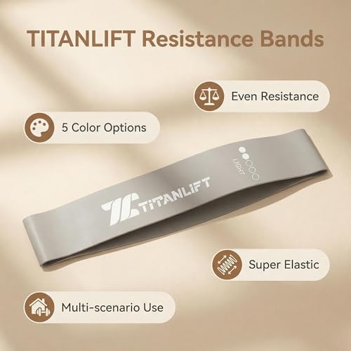 Elastic Loop Resistance Bands for Strength Training - Pink