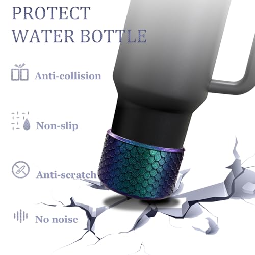 Silicone Boot Bottom Protector for Stanley Cup & Hydro Flask - Jungle Green