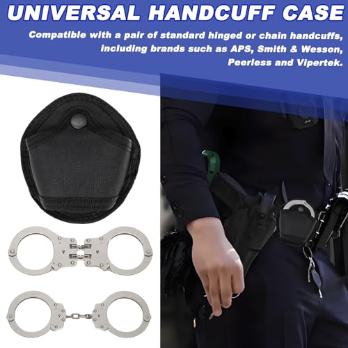 Handcuff Holster Case - 2 Pack Tactical Pouch for Molle Vest