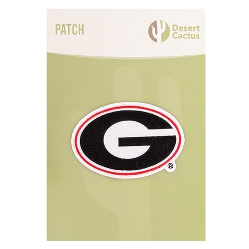 Georgia Bulldogs Iron-On Embroidered Patch - Official College Sports Fan Accessory