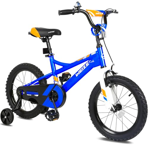 Kids Bicycle 16 Inch for Boys & Girls - Coaster Brake, Blue