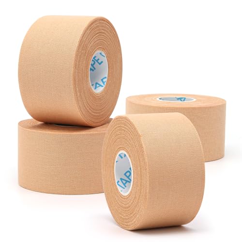 Athletic Tape - Rigid Sports Tape for Injuries, Easy Tear, 1.5" x 15yds