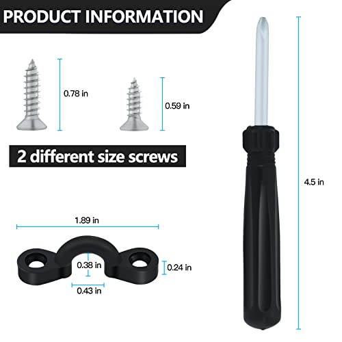 Nylon Kayak Pad Eye Deck Loops with Stainless Steel Screws