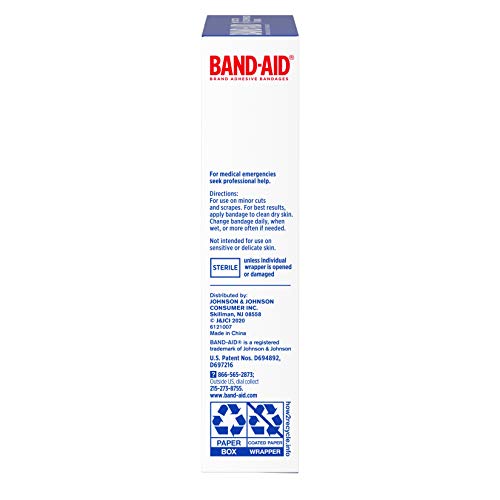 Extra Large Adhesive Bandages - Tough Strips, 10 Count (Pack of 2)