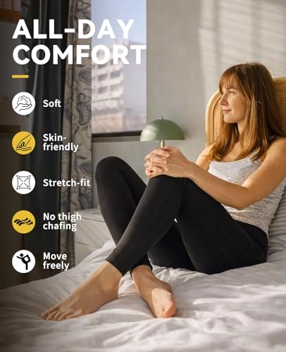 Merino Protect Women's Medium Black 200g Merino Wool Thermal Leggings for Hiking & Skiing