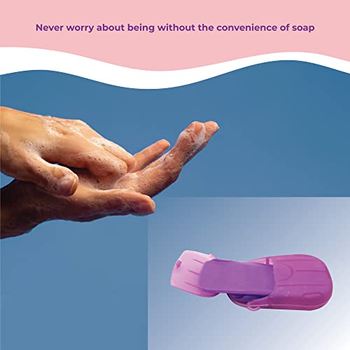 Portable Paper Soap Sheets - Assorted 4 Pack for Travel & Camping