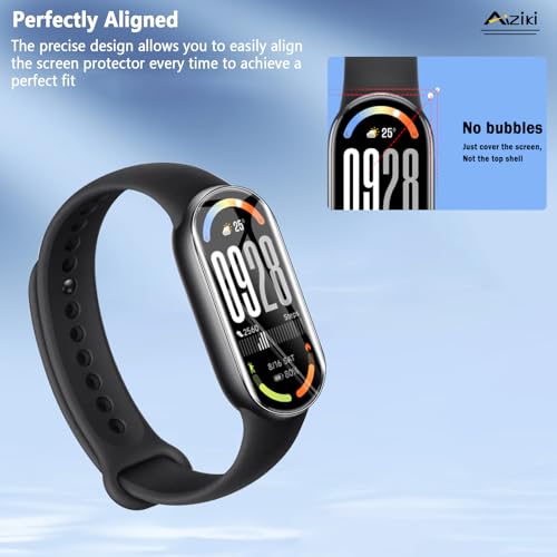 Xiaomi Smart Band 10 Screen Protector - Flexible TPU Film (6 Pack)