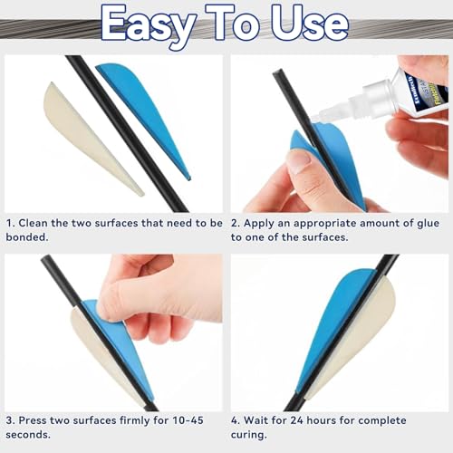Instant Fletching Glue 30g - Clear Adhesive for Arrows & Vanes