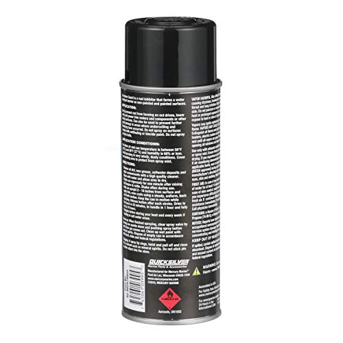 Quicksilver Corrosion Guard Engine Protectant Spray 12oz - Water-Resistant Metal Coating