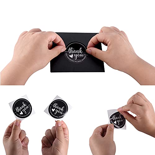 Thank You Stickers - 2" Round Roll of 500 for Small Business