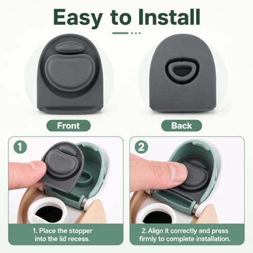 Silicone Replacement Stoppers for Owala FreeSip Lids - 6 Pack