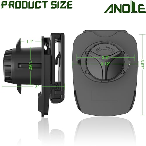 ANOLE Universal Handcuff Holster for Duty Belt, Fits Chain & Hinged Cuffs