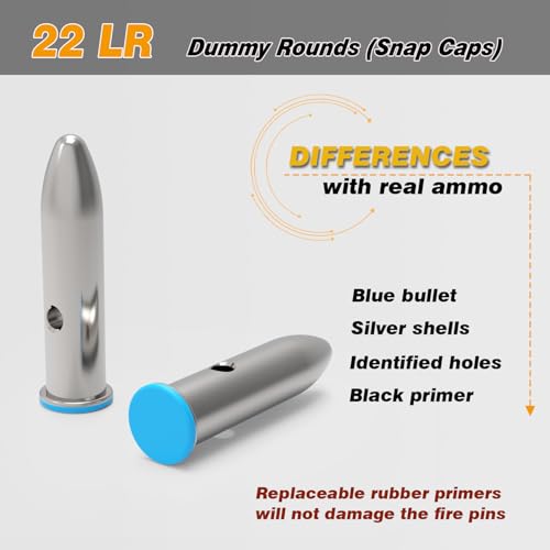 BOOLIT EYE 22LR Dummy Rounds 24-Pack for Shotgun & Pistol Safety Training