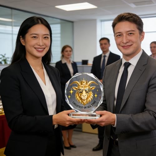 GOAT Trophy - Acrylic Championship Award for Sports & Academics