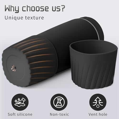 Silicone Boot for Owala SmoothSip Slider Tumblers - Very Dark