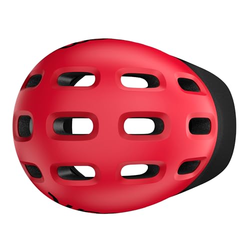 Kids' Adjustable Helmet for Biking & Roller Skating - Red, Small