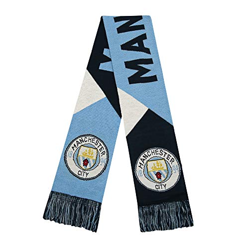 Manchester City FC Soccer Scarf - Unisex Adult - Light Blue