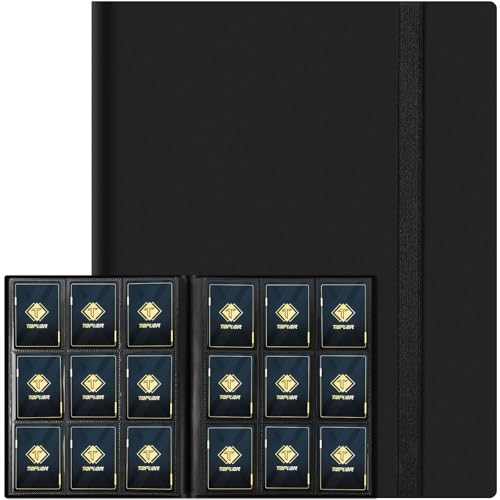 360 Pockets Trading Card Binder - Black Side Loading Album