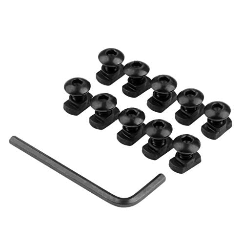 M-LOK T-Nut Replacement Screw Set - 12mm Screws & Nuts