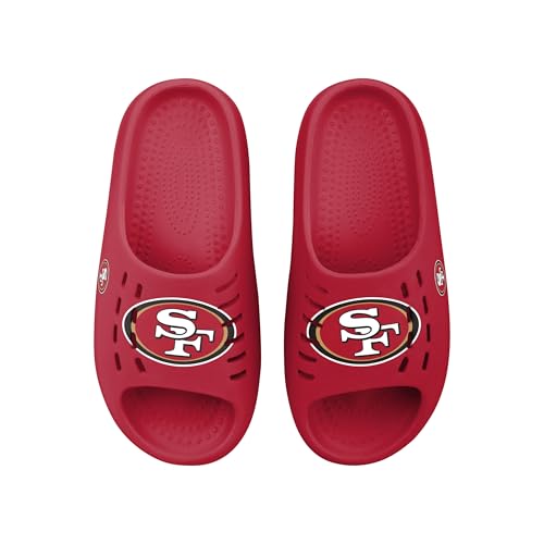 Men's NFL Team Logo Chunky Slide Sandals - Casual Comfortable Footwear