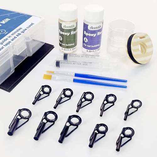 Fishing Rod Tip Repair Kit - 10pcs Complete Accessories