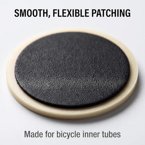 24-Piece Glueless Bike Tire Patch Kit for Road & Mountain Bicycles