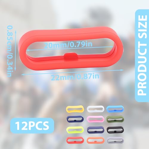 12pcs Silicone Band Keeper Clips for Magic Band Plus and 2.0