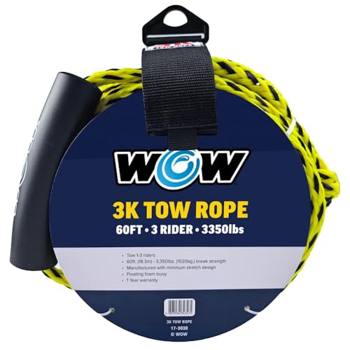 60ft Tow Rope for Towable Tubes - 2000 lb Break Strength