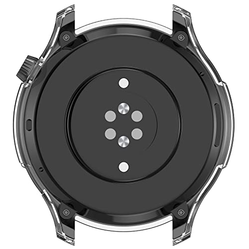 Shockproof Smart Watch Case with Tempered Glass Screen Protector - Clear