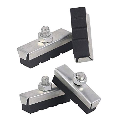 40mm Bicycle Brake Pads for Side and Center Pull Brakes - 2 Pairs (4 Pieces)