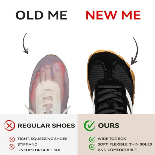 Minimalist Barefoot Shoes for Women & Men - Lightweight, Breathable Sneakers