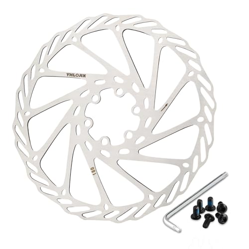 180mm Stainless Steel Disc Brake Rotor - 6-Bolt with T25 Torx Tool
