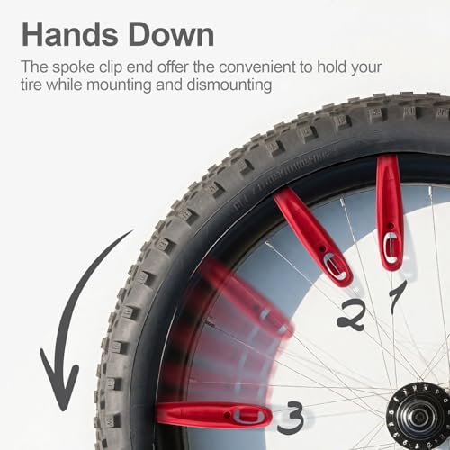 Ultra-Strong Bicycle Tire Levers - 6-Piece Compact Bike Repair Tool Kit
