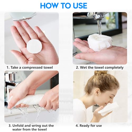Herb Life 200 Pcs Mini Compressed Towels for Travel & Outdoor Camping
