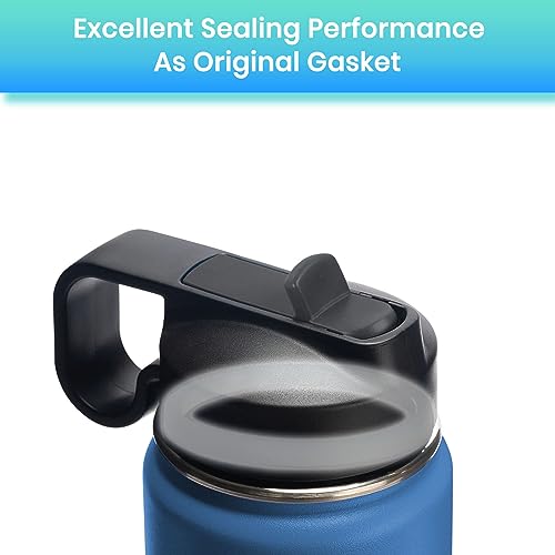4 Pack Replacement Silicone Gaskets for Straw Lid Water Bottles