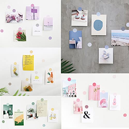 Colorful Decorative Sticker Set - 16 Sheets of Dots & Squares
