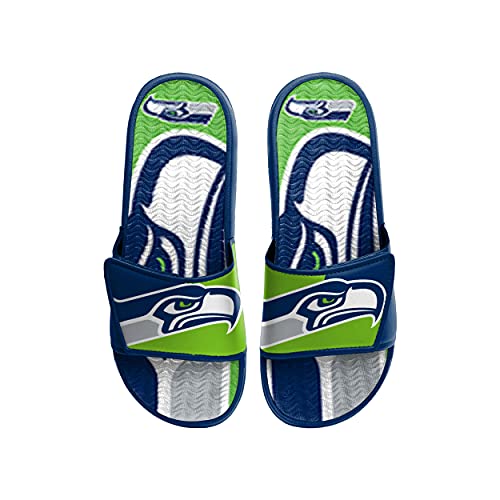 Seattle Seahawks Sport Shower Foam Slide Flip Flop Sandals - Size 11-12
