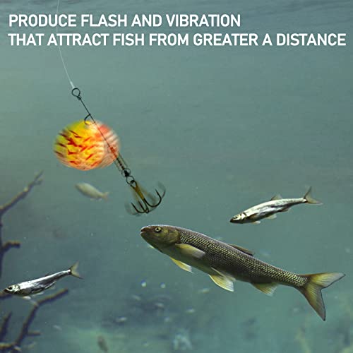 Dr.Fish 3-20 Pack Walleye Spinner Blade Kit for Lure Making & Casting