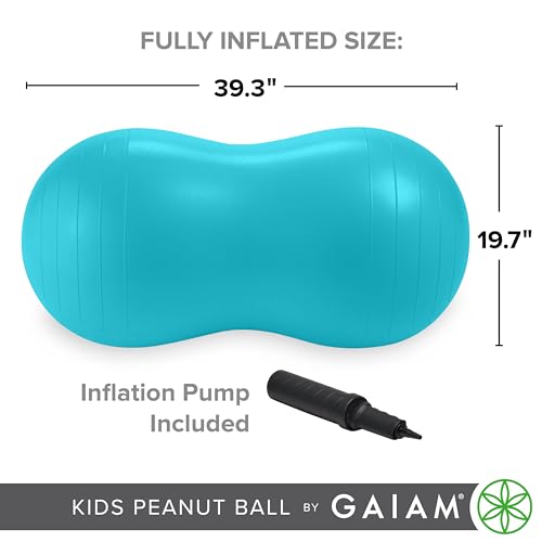 Kids Peanut Ball Chair - Flexible Active Seating - Teal
