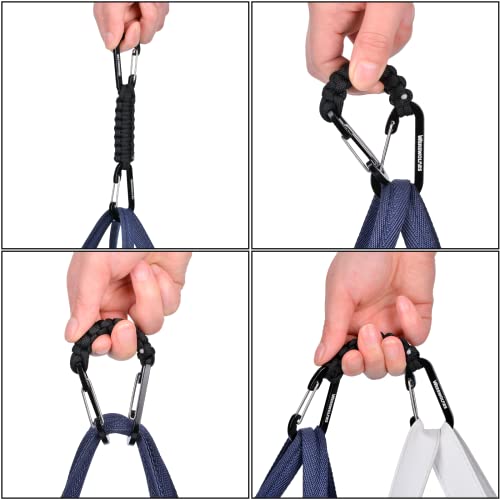 Paracord Keychain with Carabiner - 3 Pack Adventure