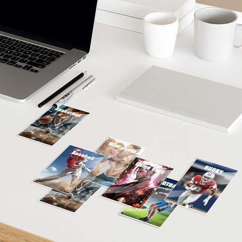 600 Count Trading Card Sleeves - Matte Clear Standard Size Protectors